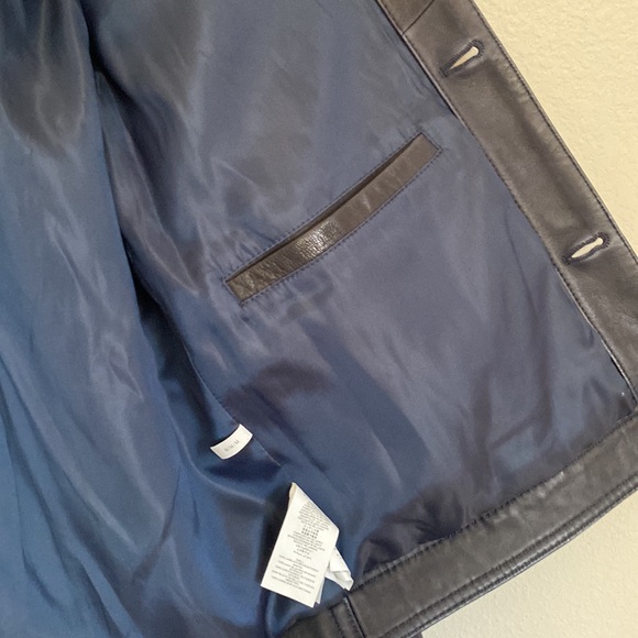 Michael Kors Leather Jacket - Jean Jacket Styling - Picture 2 of 11